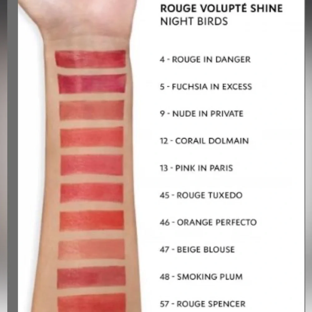 YSL Rouge Volupte Shine Lipstick in Shade #57 Full Size NIB